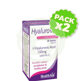 Pack 2x Hyalurovit 30 Comprimidos Health Aid