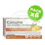 Pack 6x Cúrcuma + Jengibre + Pimienta Negra 30 Cápsulas Natysal