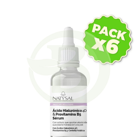 Pack 6x Sérum Ácido Hialurónico 4D y Provitamina B5 20Ml Natysal