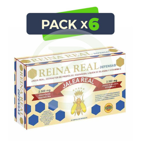 Pack 6x Reina Real Defensas 20 Ampollas Robis