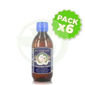 Pack 6x Aceite Puro de Almendras Dulces 250Ml. Marnys