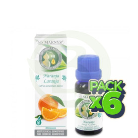 Pack 6x Aceite Esencial Alimentario Naranja 15Ml. Marnys