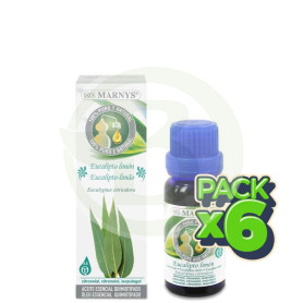 Pack 6x Aceite Esencial Alimentario de Eucalipto y Limón 15Ml. Marnys