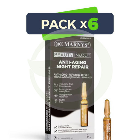 Pack 6x Anti-Aging Night Repair - 7 Amp Marnys
