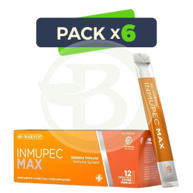 Pack 6x Inmupec Max 12 Sticks Bebibles Marnys