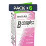 Pack 6x Complejo B 30 Cápsulas Health Aid