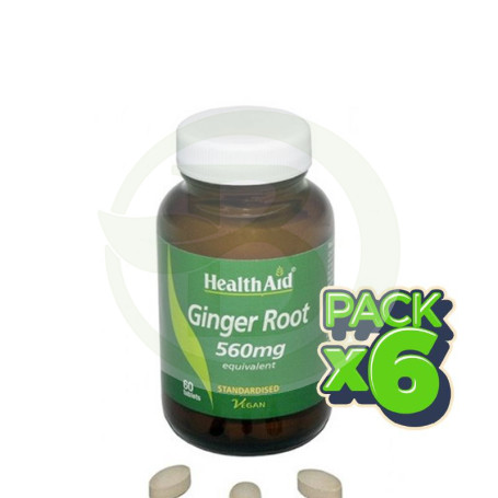 Pack 6x Jengibre (Zingiber Officinalis) Health Aid