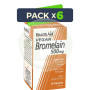 Pack 6x Bromelina 500Mg. Health Aid
