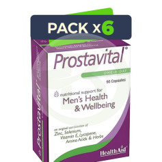 Pack 6x Prostavital 90 Capsulas Health Aid