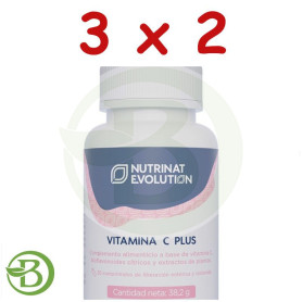 Pack 3x2 Vitamina C Plus 30 Comprimidos Nutrinat Evolution