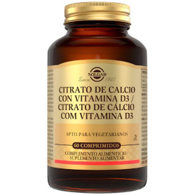 Citrato di Calcio con Vitamina D3 60 Compresse Solgar