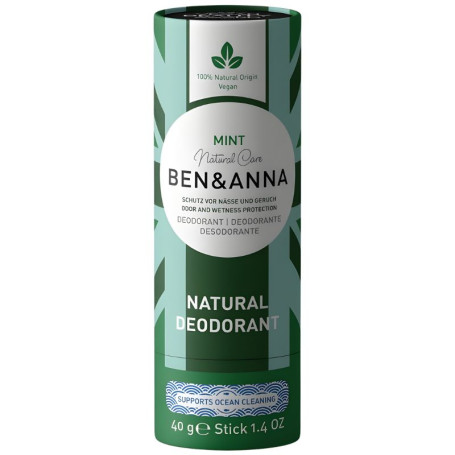 Deodorante Mint in Confezione di Cartone 40G Ben&Anna