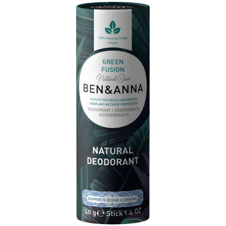 Deodorante Green Fusión in Confezione di Cartone 40G Ben&Anna