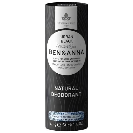 Deodorante Urban Black in Confezione di Cartone 40G Ben&Anna