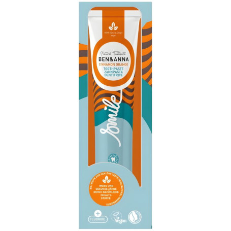 Dentifricio al Cannella e Arancio con Fluoro 75Ml Ben&Anna