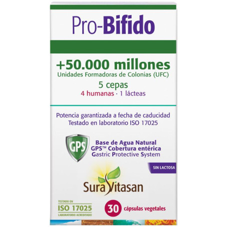 Pro-Bifido 30 Capsule Sura Vitasan