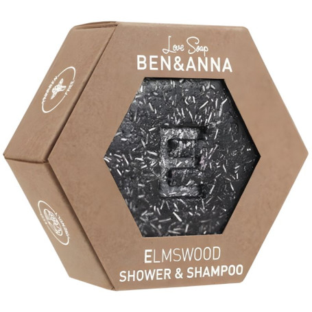 Shampoo e Gel Solido Elm Wood 60G Ben&Anna