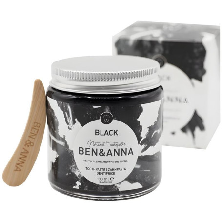 Dentifricio Black in Vasetto Di Vetro 100Ml Ben&Anna