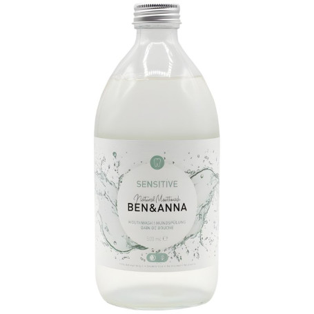 Collutorio in Bottiglia Di Vetro 500Ml Ben&Anna