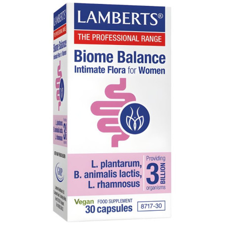 Biome Balance Intimate Flora For Women 30 Capsule Lamberts
