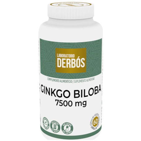 Ginkgo Biloba 7500Mg 60 Capsule Vegetali Derbos