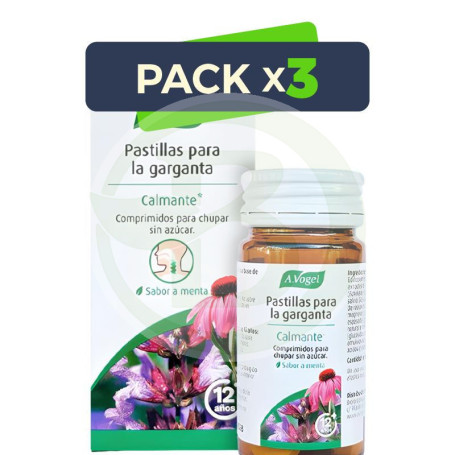 Pack 3x Pastillas para la Garganta 20 Comprimidos A.Vogel (Bioforce)