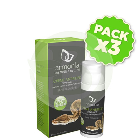Pack 3x Crema Antiarrugas Active Snake 50Ml. Armonía