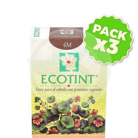 Pack 3x Ecotint Castaño Caoba 4M Noefar