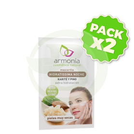 Pack 2x Mascarilla Hidratadísima Noche 10Gr. Armonía