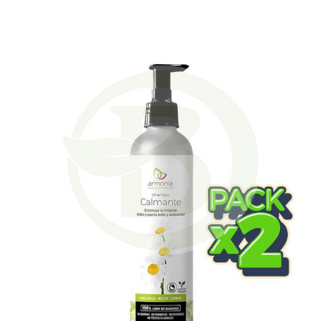 Pack 2x Champu Calmante sin Sulfatos 250 Ml Armonia