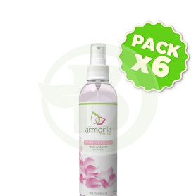 Pack 6x Agua de Rosas (No Paraben) 200Ml. Armonia