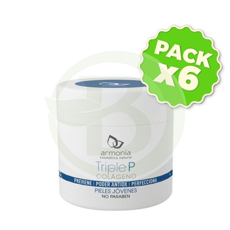 Pack 6x Crema Colágeno y Granada No Paraben 50Ml. Armonía