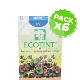 Pack 6x Ecotint Rubio Claro 8N Noefar