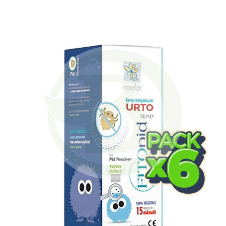 Pack 6x Fitopid Champú Anti Piojos 150Ml Noefar