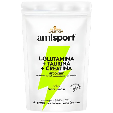 L-Glutammina+Taurina+Creatina Amlsport 590G Ana María Lajusticia