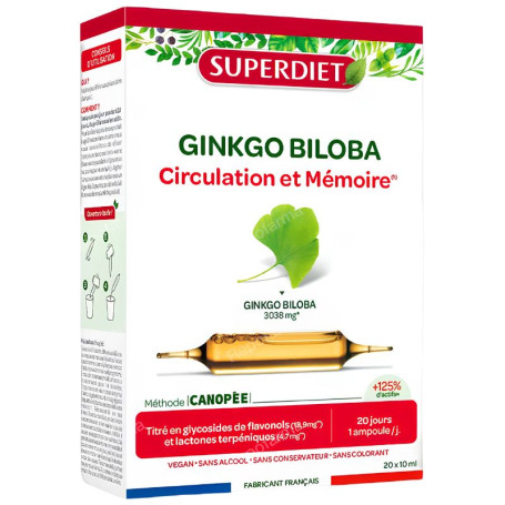 Ginkgofit Bio 20 Fiale Superdiet