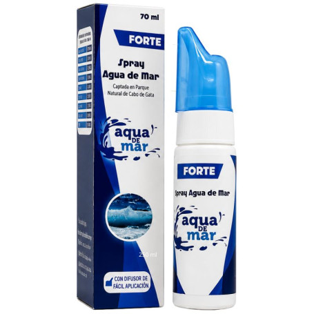 Spray Nasale Forte con Acqua di Mare 70Ml Aqua De Mar