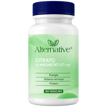 Citrato di Magnesio 500Mg 100 Capsule Vegetali Alternative