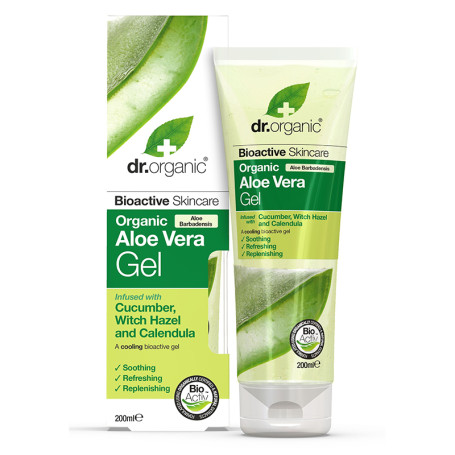 Gel con Cetriolo, Olmo Scozzese e Calendula 200Ml. Dr. Organic