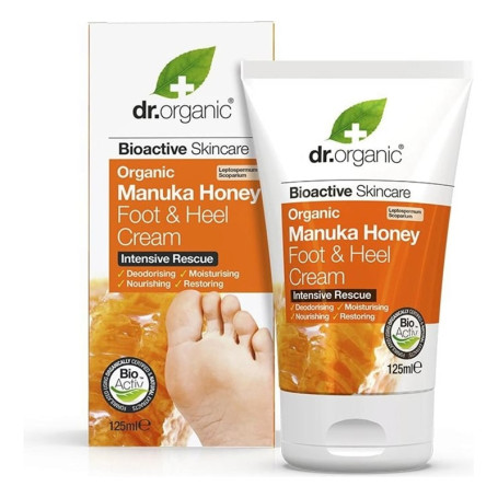 Crema per Piedi e Talloni con Miele di Manuka 125Ml. Dr. Organic