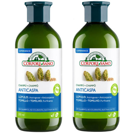 Shampoo Antiforfora 300+300Ml Corpore Sano