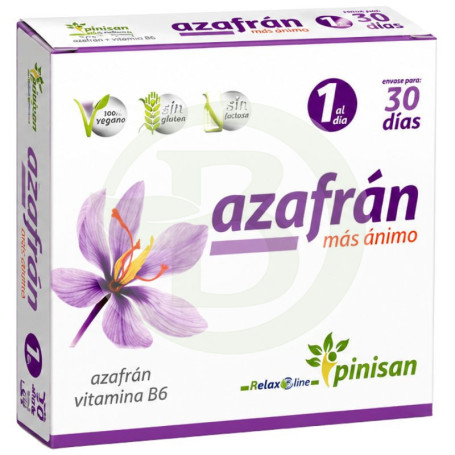 Azafrán Más Ánimo 30 Cápsulas Pinisan