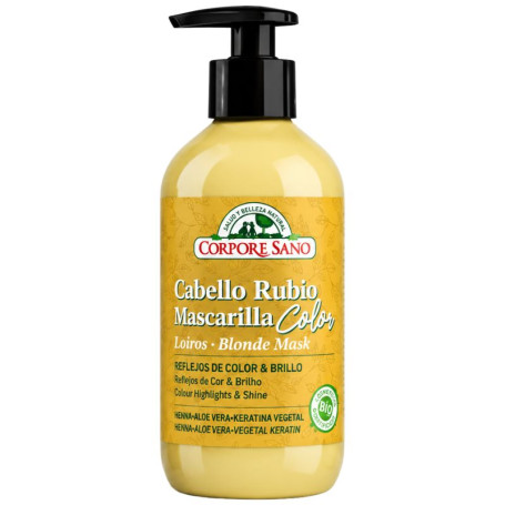Maschera per Capelli Biondi 280Ml Corpore Sano