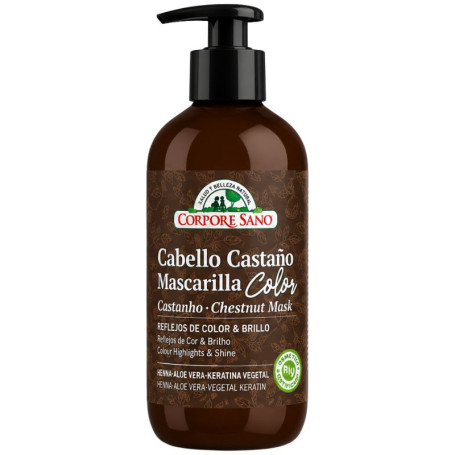 Maschera per Capelli Castani 280Ml Corpore Sano