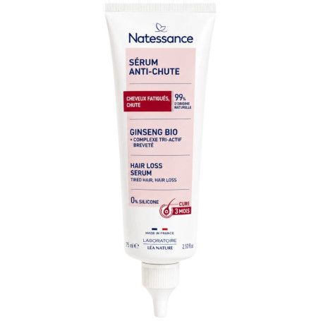 Siero Capillare Anticaduta con Ginseng Ecologico 75Ml Natessance