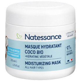 Maschera Capillare Idratante al Cocco Biologico 200Ml Natessance