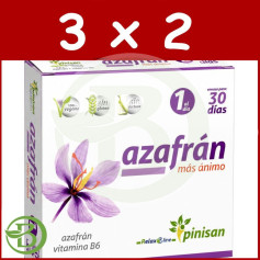 Pack 3x2 Azafrán Más Ánimo 30 Capsule Pinisan