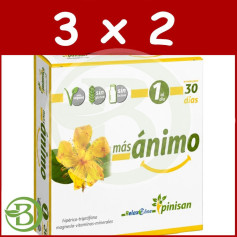 Pack 3x2 Más Ánimo 30 Cápsulas Pinisan
