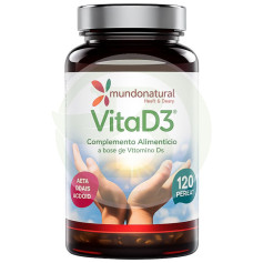 VitaD3 5000UI 120 Perlas Mundo Natural