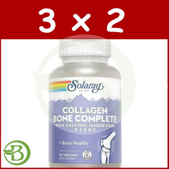 Confezione 3x2 Collagene Osseo Completo 90 Capsule Vegetali Solaray